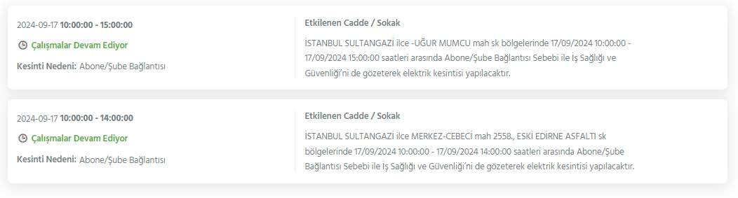 İstanbul'un bu ilçelerinde 8 saati bulacak elektrik kesintileri yaşanacak 4